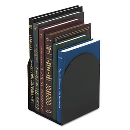 Universal 54071 Bookends; Magnetic; 6 X 5 X 7; Metal; Black